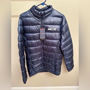 Seattle Seahawks puffer Jacket Clubs Varsity Navy